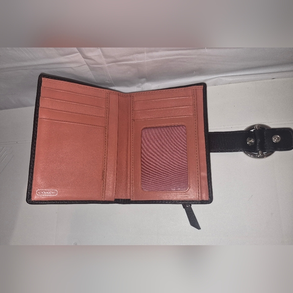 Coach Mahogany Leather Bifold Buckle Wallet - Picture 4 of 4